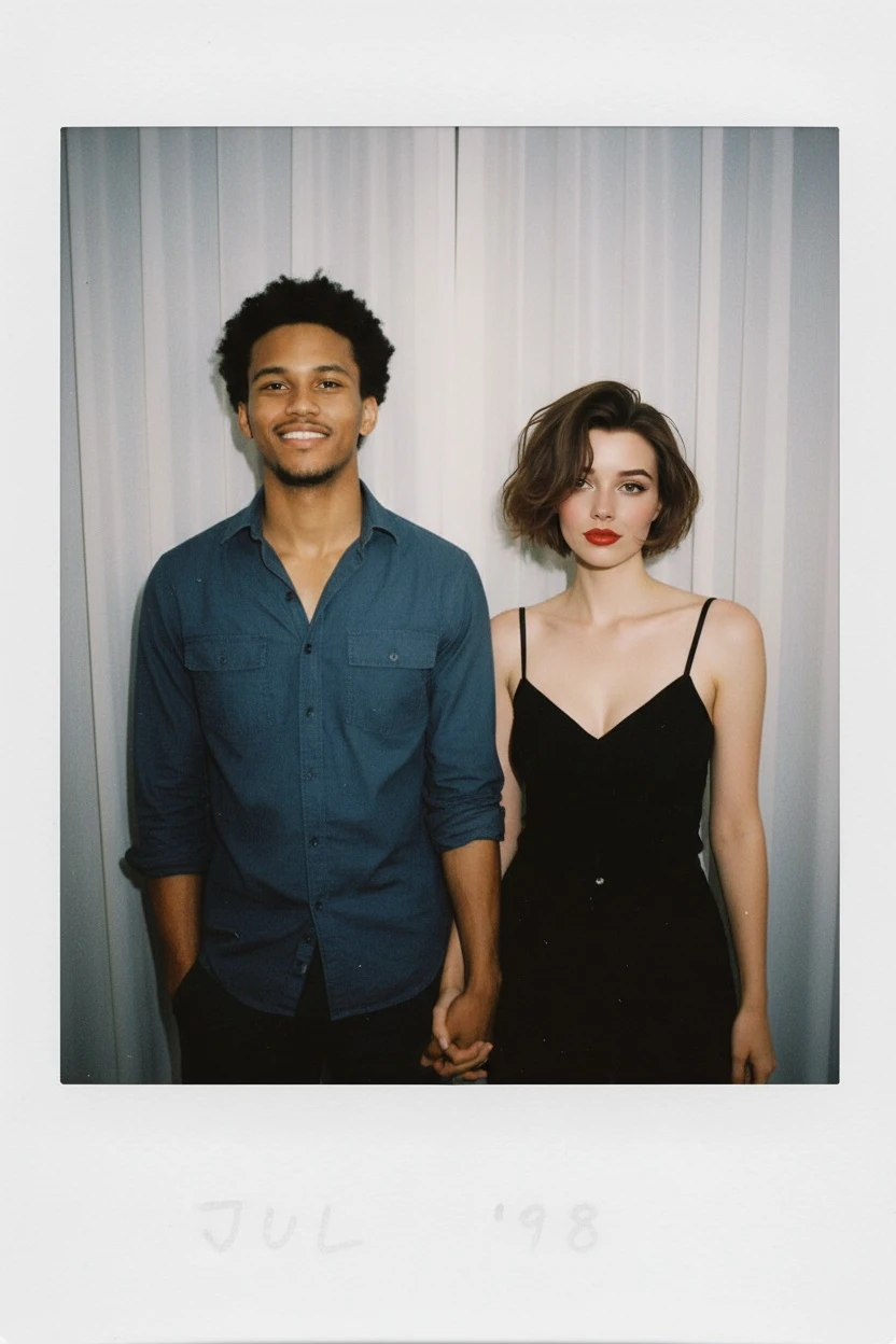 Polaroid AI transformation example - nostalgic instant camera effect