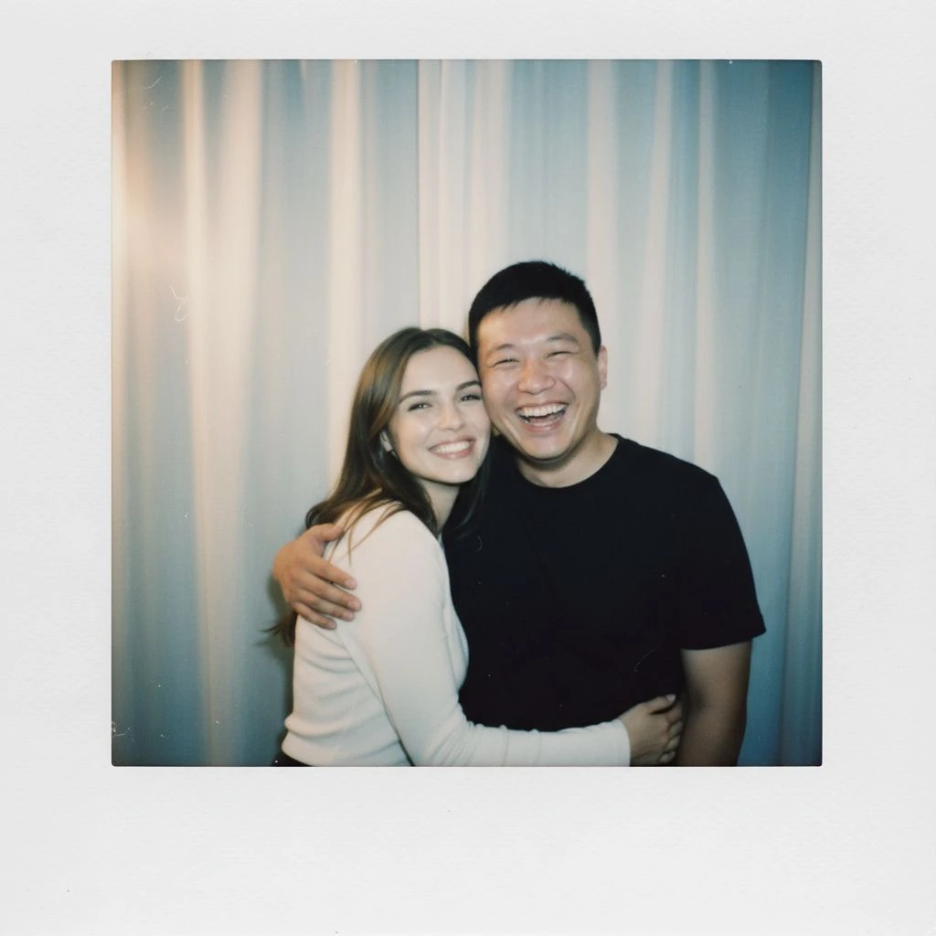 Professional Polaroid transformation with vintage charm